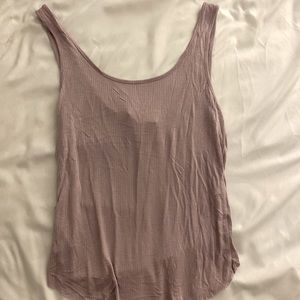 Forever 21 Mauve asymmetrical tank top